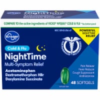Kroger® NightTime Cold & Flu Relief Softgels Perspective: Main