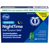 Kroger® Nitetime Multi-Symptom Cold & Flu Softgels Perspective: Main