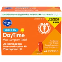 Kroger® Non-Drowsy Daytime Cold & Flu Relief Softgels Perspective: Main