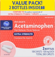 Kroger® Extra Strength Acetaminophen Caplets Value Pack Perspective: Main