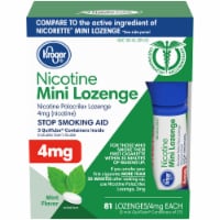 Kroger® Mint Mini Nicotine Lozenges 4mg Perspective: Main