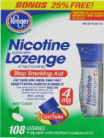 Kroger® Mint Flavored Nicotine Lozenges 4mg Bonus Pack Perspective: Main