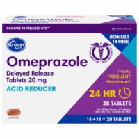 Kroger® Omeprazole Acid Reducer 20mg Tablets Perspective: Main