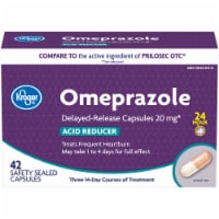 Kroger® Omeprazole Acid Reducer Capsules 20 mg 42 Count Perspective: Main