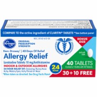 Kroger® Non-Drowsy 24 Hour Allergy Relief Tablets Perspective: Main