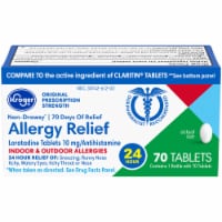 Kroger® Non-Drowsy 24 Hour Allergy Relief Tablets Perspective: Main