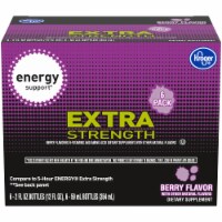 Kroger® Extra Strength Berry Energy Drink Shot Multipack Bottles Perspective: Main