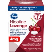 Kroger® Cherry Flavor Nicotine Lozenges 4 mg