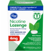 Kroger® Mint Flavor Nicotine Lozenges 4mg Perspective: Main