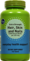 Kroger® Extra Strength Hair Skin & Nails Everyday Health Support Tablets Perspective: Main