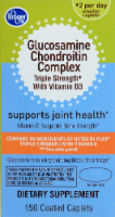 Kroger® Glucosamine Chondroitin Complex with Vitamin D3 Coated Caplets Perspective: Main