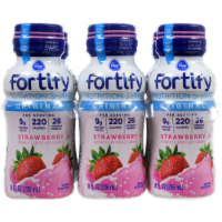Kroger® Fortify Original Strawberry Nutrition Protein Shake Perspective: Main