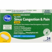 Kroger® Severe Sinus Congestion & Pain Caplets Perspective: Main