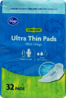 Kroger® Ultra Thin Super Long with Wings Pads Perspective: Main