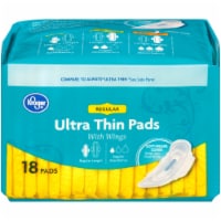 Kroger® Regular Ultra Thin Pads with Wings