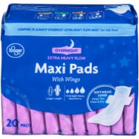 Kroger® Extra Heavy Flow Overnight Maxi Pads Perspective: Main
