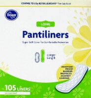 Kroger® Unscented Long Contoured Pantiliners Perspective: Main