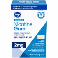 Kroger® Uncoated Original Nicotine Gum 2mg