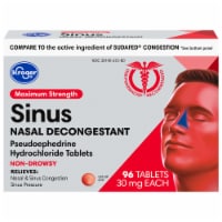 Kroger® Maximum Strength Non-Drowsy Sinus Nasal Decongestant Tablets