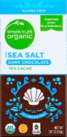 Simple Truth Organic Sea Salt 70% Cacao Fair Trade Dark Chocolate Bar