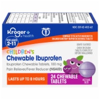 Kroger® Junior Strength Grape Ibuprofen Chewable Tablets