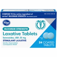 Kroger® Maximum Strength Laxative Tablets 25mg Perspective: Main