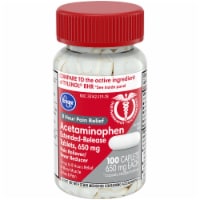 Kroger® Acetaminophen Extended-Release 650mg Caplets Perspective: Main