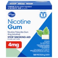 Kroger® Coated Ice Mint Nicotine Gum 4mg