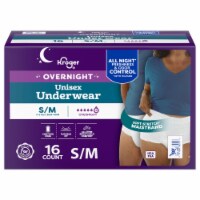 Kroger® Unisex Underwear Overnight Absorbency Small and Medium Perspective: Main