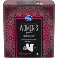 Kroger® Regular Length Moderate Absorbency Women's Incontinence Pads Perspective: Main
