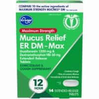 Kroger® Maximum Strength Mucus Relief ER DM-Max Extended Release Tablets Perspective: Main