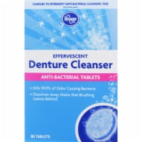Kroger® Effervescent Anti-Bacterial Denture Cleanser Tablets