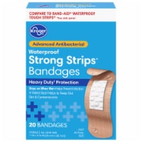 Kroger® Advanced Antibacterial Strong Strip Waterproof One Size Bandages