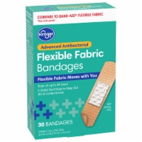 Kroger® Advanced Antibacterial 3/4 in x 3 in Fabric Bandages