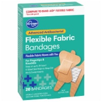 Kroger® Advanced Antibacterial Flexible Assorted Sizes Fabric Bandages