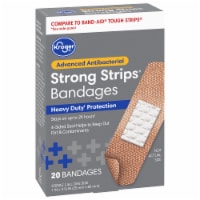 Kroger® Advanced Antibacterial Strong Strips Bandages