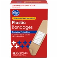 Kroger® Antibacterial Plastic Bandages 3/4 in x 3 in One Size