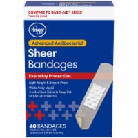 Kroger® Advanced Antibacterial Fabric Bandages Assorted Sizes, 30 ct -  Kroger