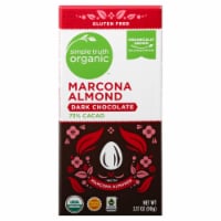 Simple Truth Organic™ Marcona Almond 73% Cacao Fair Trade Dark Chocolate Bar