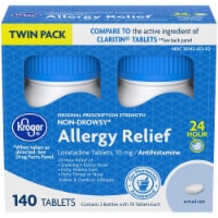 Kroger® Non-Drowsy 24 Hour Allergy Relief Tablets Twin Pack Perspective: Main