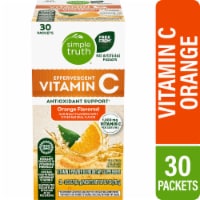 Simple Truth® Effervescent Vitamin C Powder Packets Orange 1000mg Perspective: Main