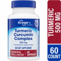 Kroger® Turmeric Curcumin Complex Capsules 500mg