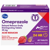 Kroger® Omeprazole Heartburn Relief Strawberry Delayed Release Tablets Perspective: Main