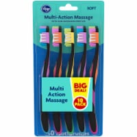 Kroger® Multi-Action Massage Soft Manual Toothbrushes Perspective: Main