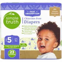 Simple Truth® Chlorine Free Diapers Size 5 (27+ lbs) Perspective: Main