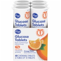 Kroger® Orange Glucose Chewable Tablets (6 Pack) Perspective: Main