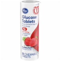 Kroger® Strawberry Glucose Chewable Tablets Perspective: Main