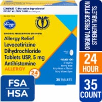 Kroger® Allergy Relief Tablets Levocetirizine Dihydrochloride Perspective: Main