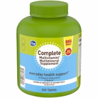 Kroger® Complete Multivitamin/Multimineral Supplement Tablets Bottle Perspective: Main