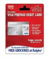 Ralphs Visa 1-2-3 Rewards Reloadable Prepaid Debit Card Perspective: front